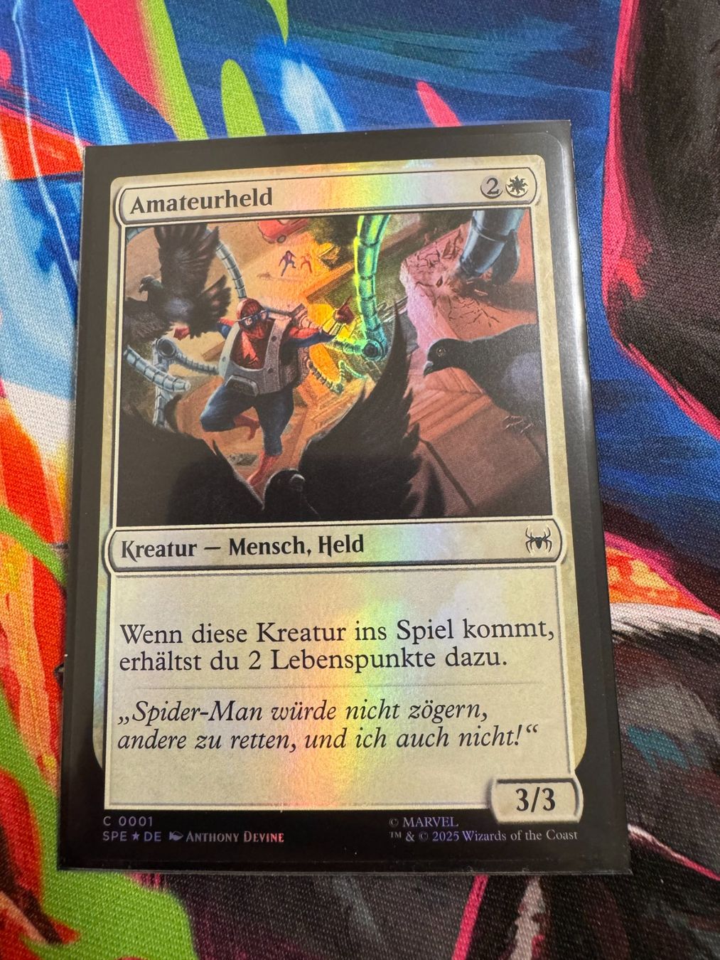 Magic The Gathering Carte collezionabili: Amateurheld - Foil - Marvel's Spider-Man - Magic – Nuovo (secondo la descrizione) da Bülach venduto da Pfrenzel