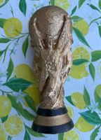 WM Pokal Replika Kerze goldfarben neuwertig TOP