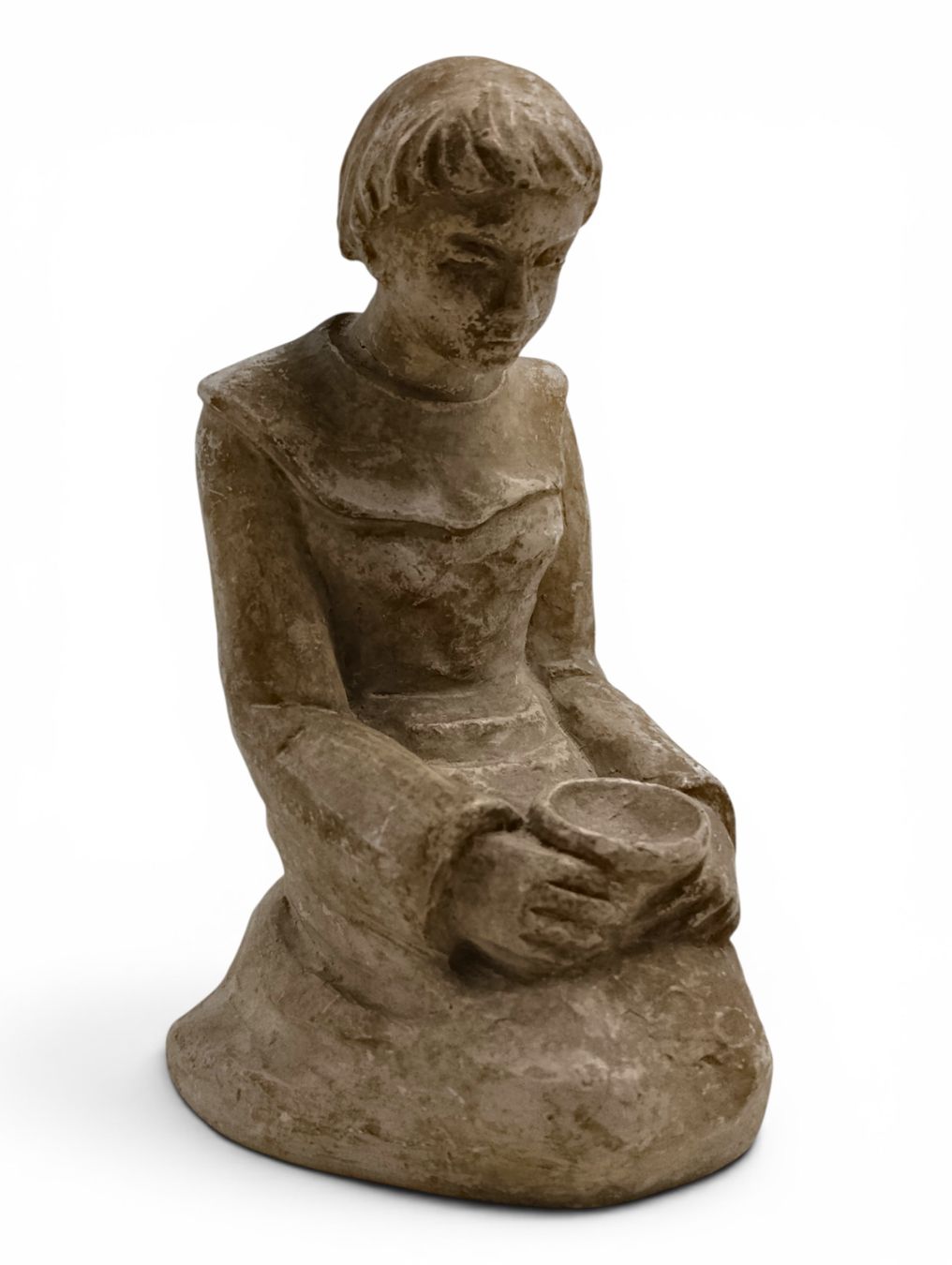 Statuette: Antike Terrakotta Figur signiert  – Usato da Hochfelden venduto da Relict 1