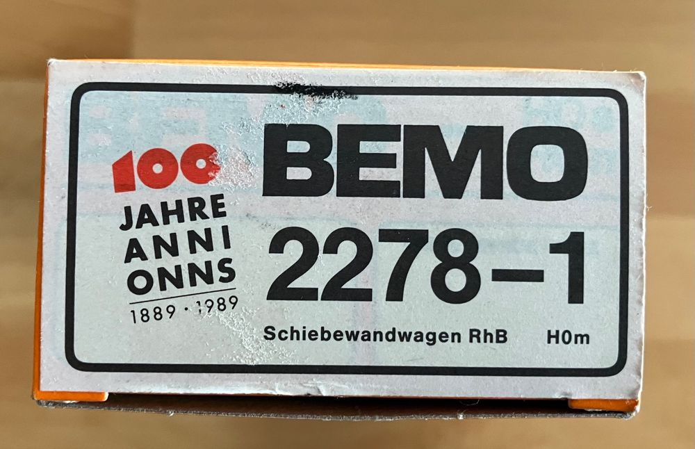 Bemo Modelleisenbahnen: Bemo 2278-1 Güterwagen 100 Jahre RhB – Neu (gemäss Beschreibung) aus Schöftland von Jona640 5