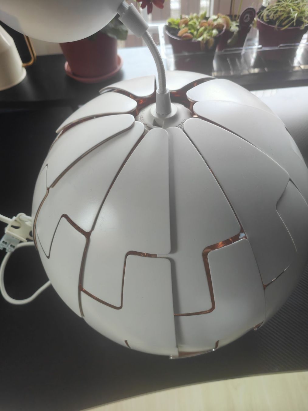 Ikea Lampadari & plafoniere: IKEA PS 2014 Hängeleuchte, weiß/kupferfarben – Usato da Ebikon venduto da shadow_of_seth