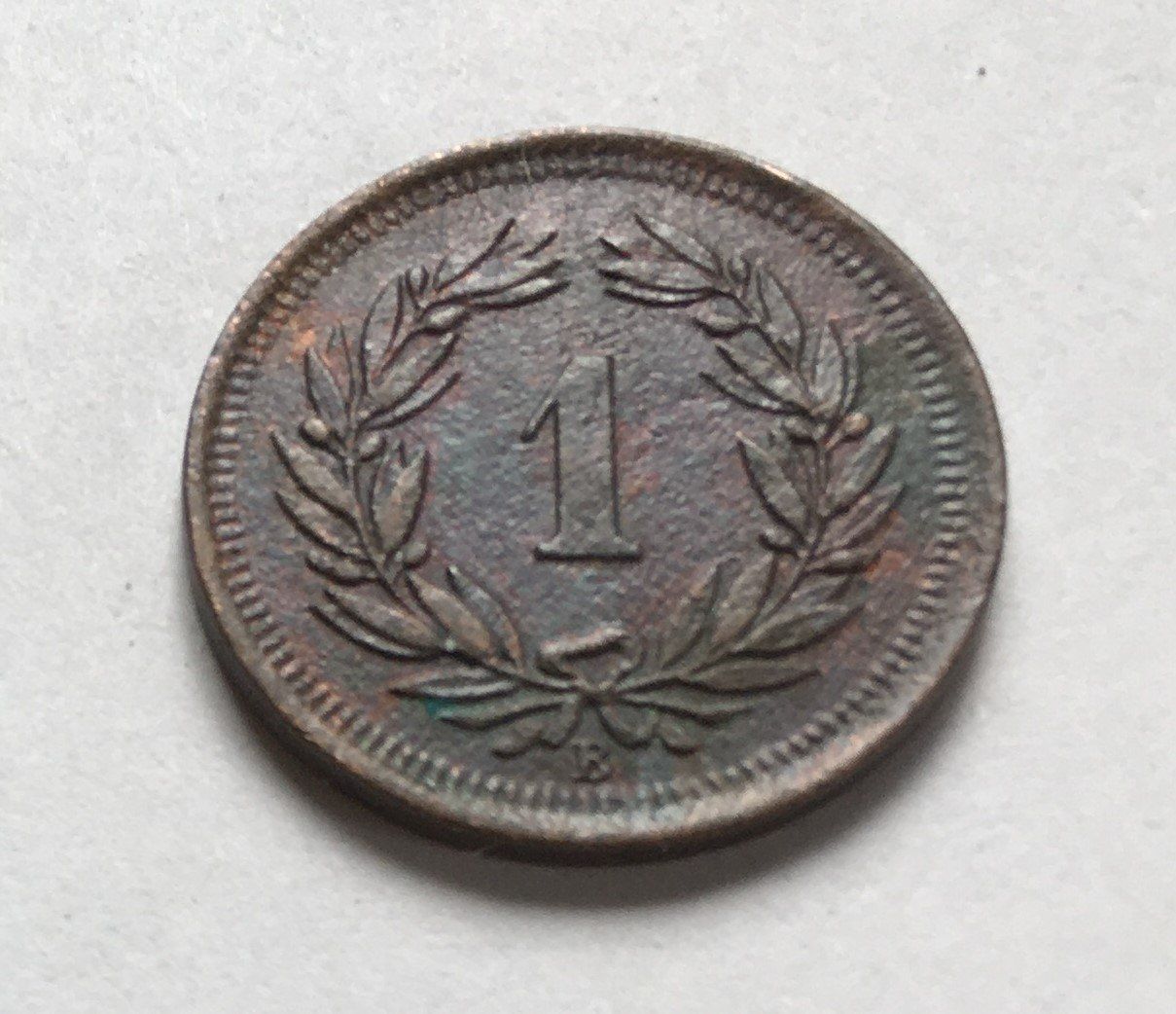 Tutti le monete: 1909 1 Rappen ab Fr. 1.- – Usato da Kirchberg SG venduto da Z-Collection 1