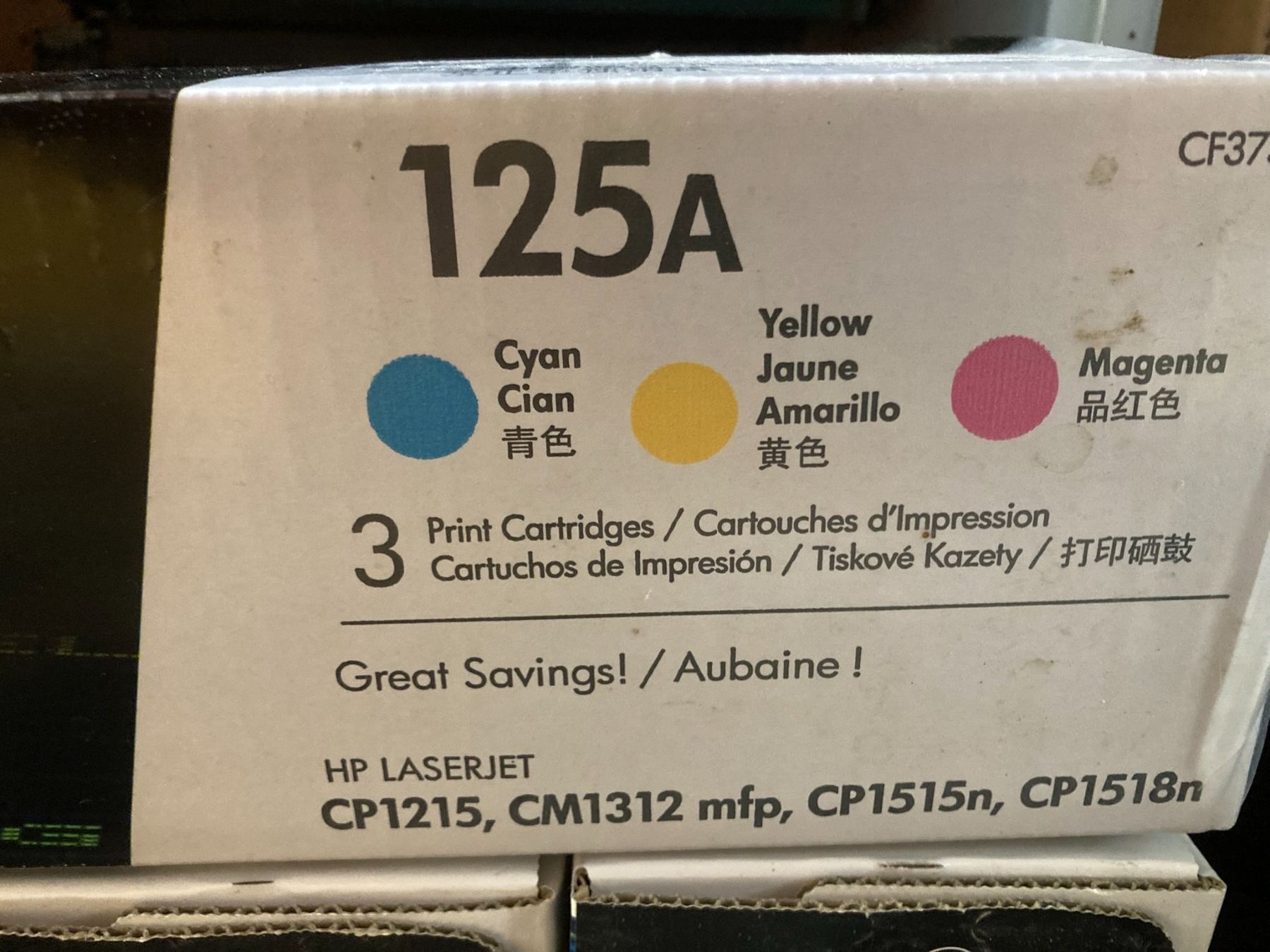 Hewlett Packard Cartucce per stampanti & toner: Laserdruckerpatronen farbig und schwarz – Nuovo e nell'imballaggio originale da Spiez venduto da crew7 1