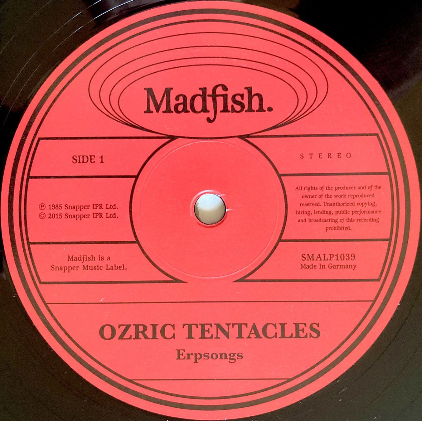 Schallplatten: OZRIC TENTACLES - ERPSONGS – Gebraucht aus Bottens von hotter-than-hell 2