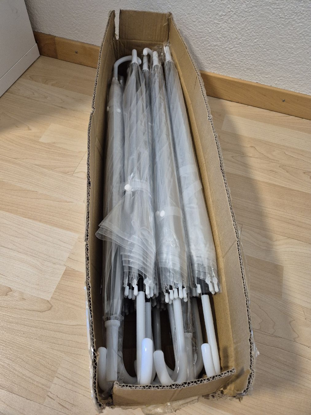 Ombrelli: Schirm, durchsichtig, 15x – Nuovo e nell'imballaggio originale da Mettmenstetten venduto da ele_z5fz
