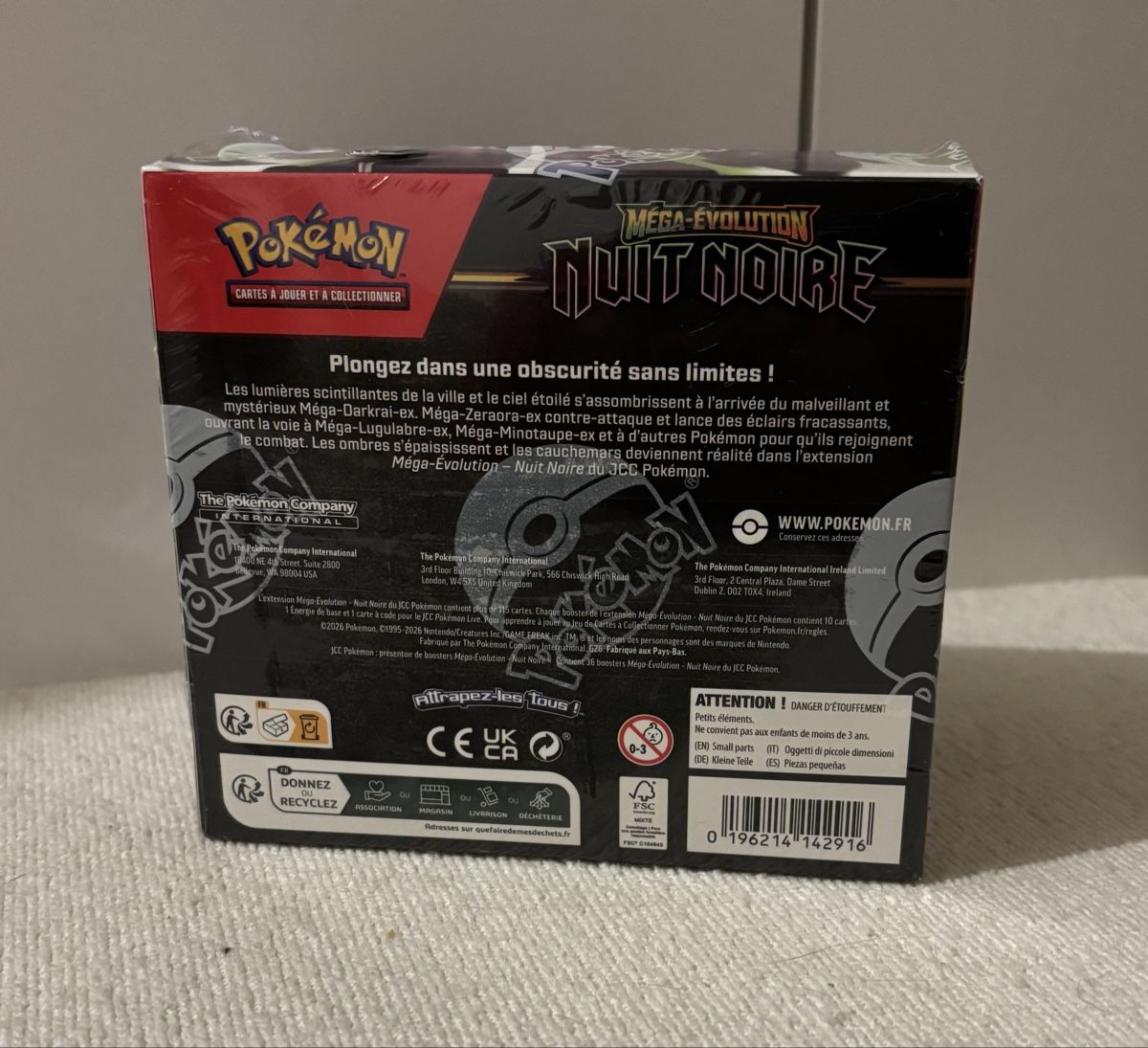 Pokémon Carte collezionabili: Boîte scellée Pokémon Méga-Évolution Nuit Noire – Nuovo (secondo la descrizione) da Grand-Lancy venduto da Mario64 1
