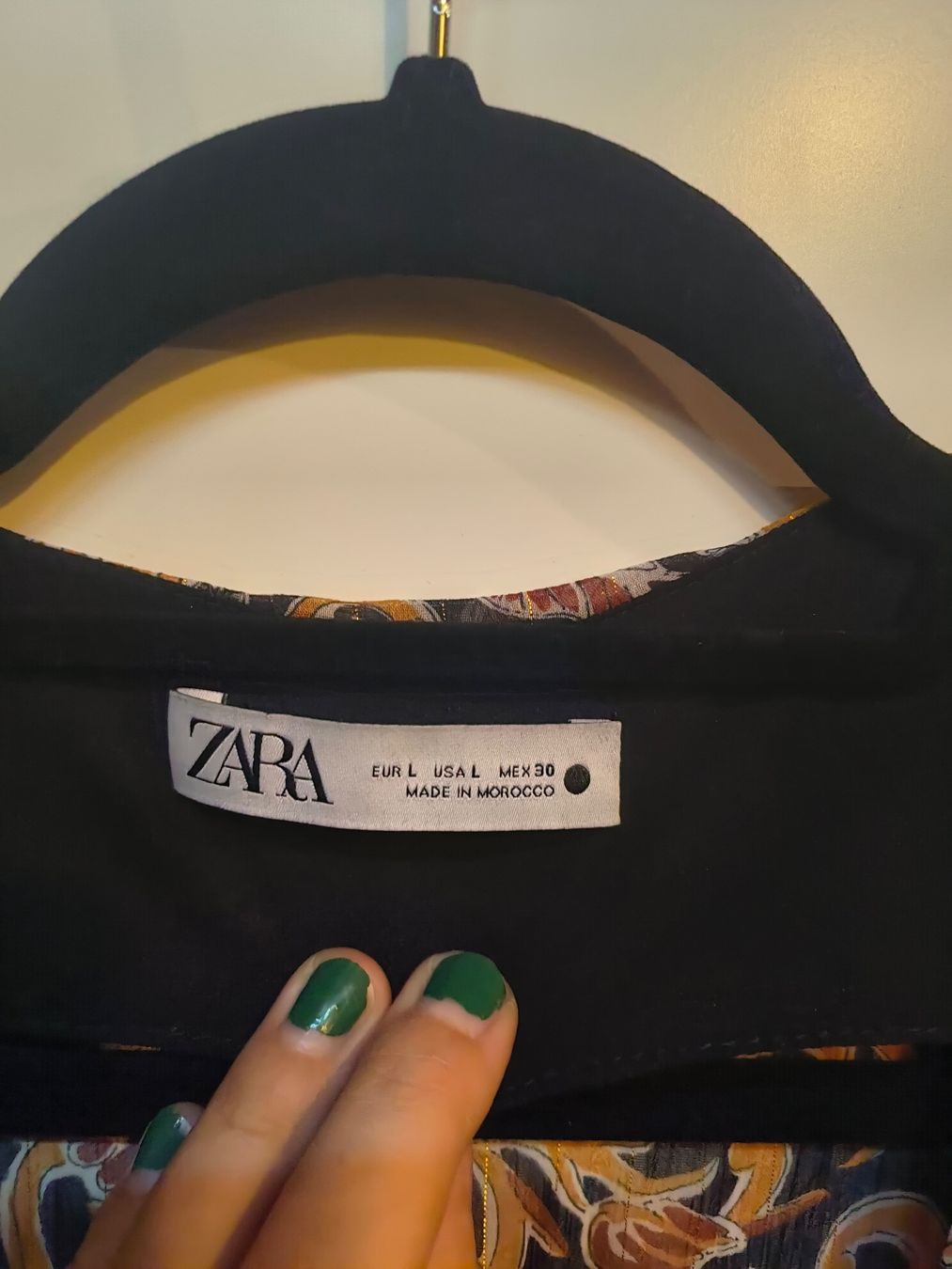 Zara Kleider: Zara Kleid, Herbstmuster, Grösse L – Gebraucht aus Thalwil von jabi 3