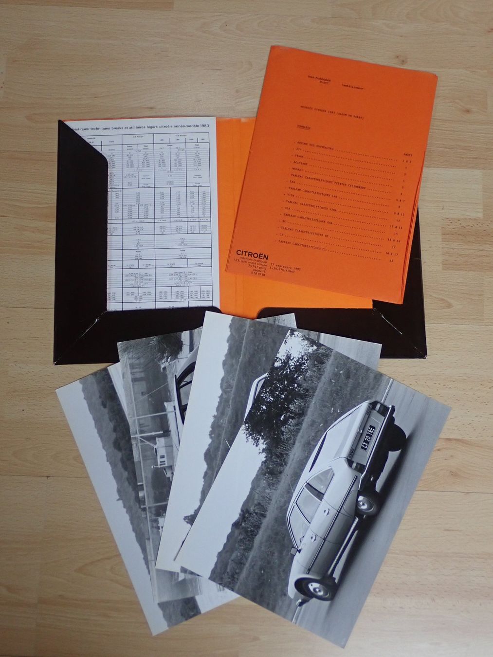 Citroën Documenti: Citroen Palette 1983 - Pressemappe 1982 - V048 – Usato da Winterthur venduto da 602ccm 2