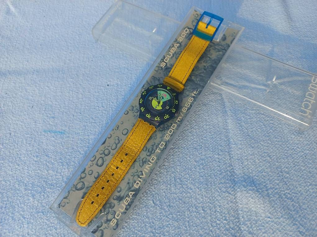 Uhren: Swatch Scuba 200 / zirka 1993 – Gebraucht aus Frauenkappelen von Chruetzhubel 2