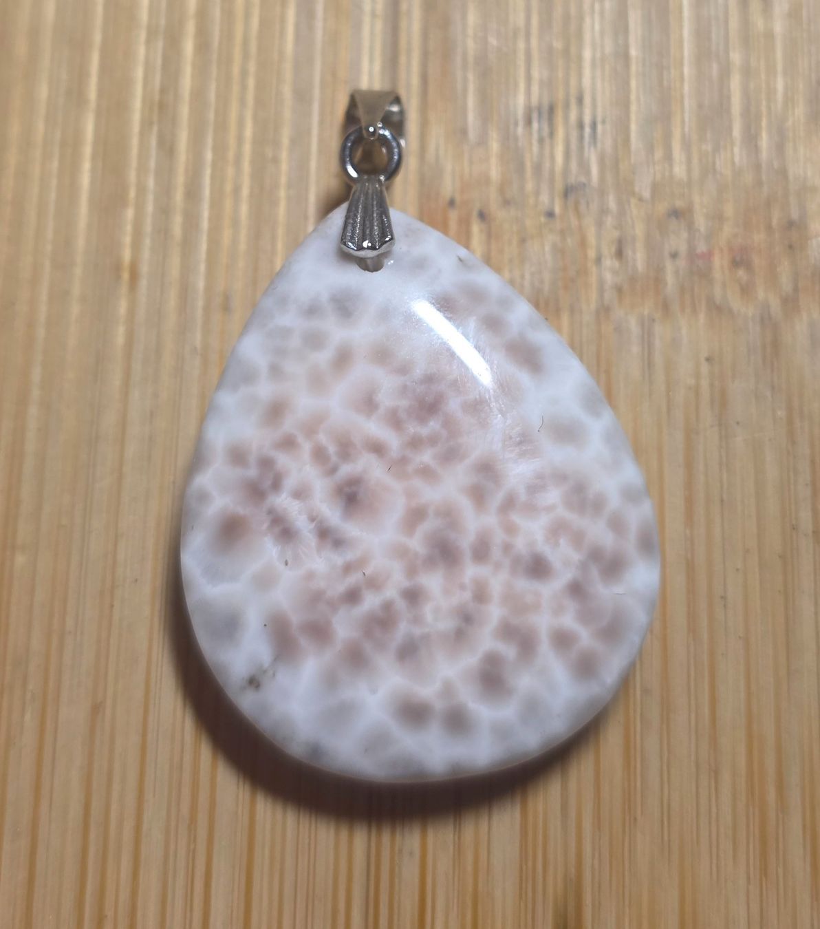 Minerali & Pietre curative: Thomsonit/Pink Larimar Tropfenanhänger G – Nuovo e nell'imballaggio originale da Matzingen venduto da Shay_Crystalz