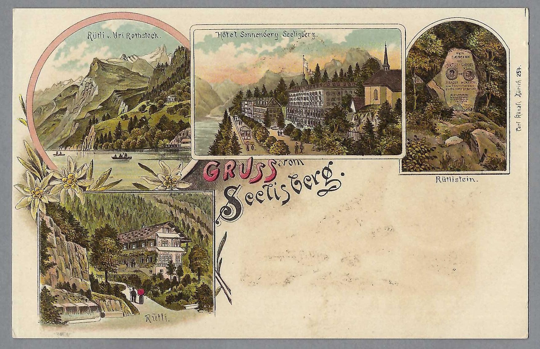 Cartoline postali: SEELISBERG, LITO *. – Usato da Pura venduto da ulisse1957
