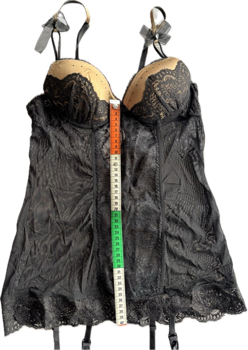 Avant Premiere Sonstige Unterwäsche: Nuisette noire dentelle AP 70B  – Gebraucht aus Dotzigen von SecondHandGems 1