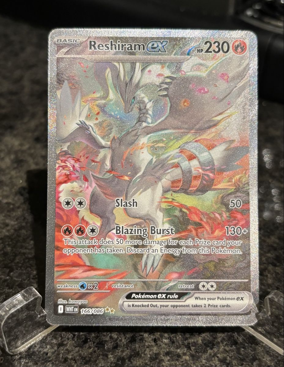 Pokémon Sammelbilder & Trading cards: Reshiram EX ENGLISH SAR WHT 166 – Neu (gemäss Beschreibung) aus Reinach BL von oli_nbx7