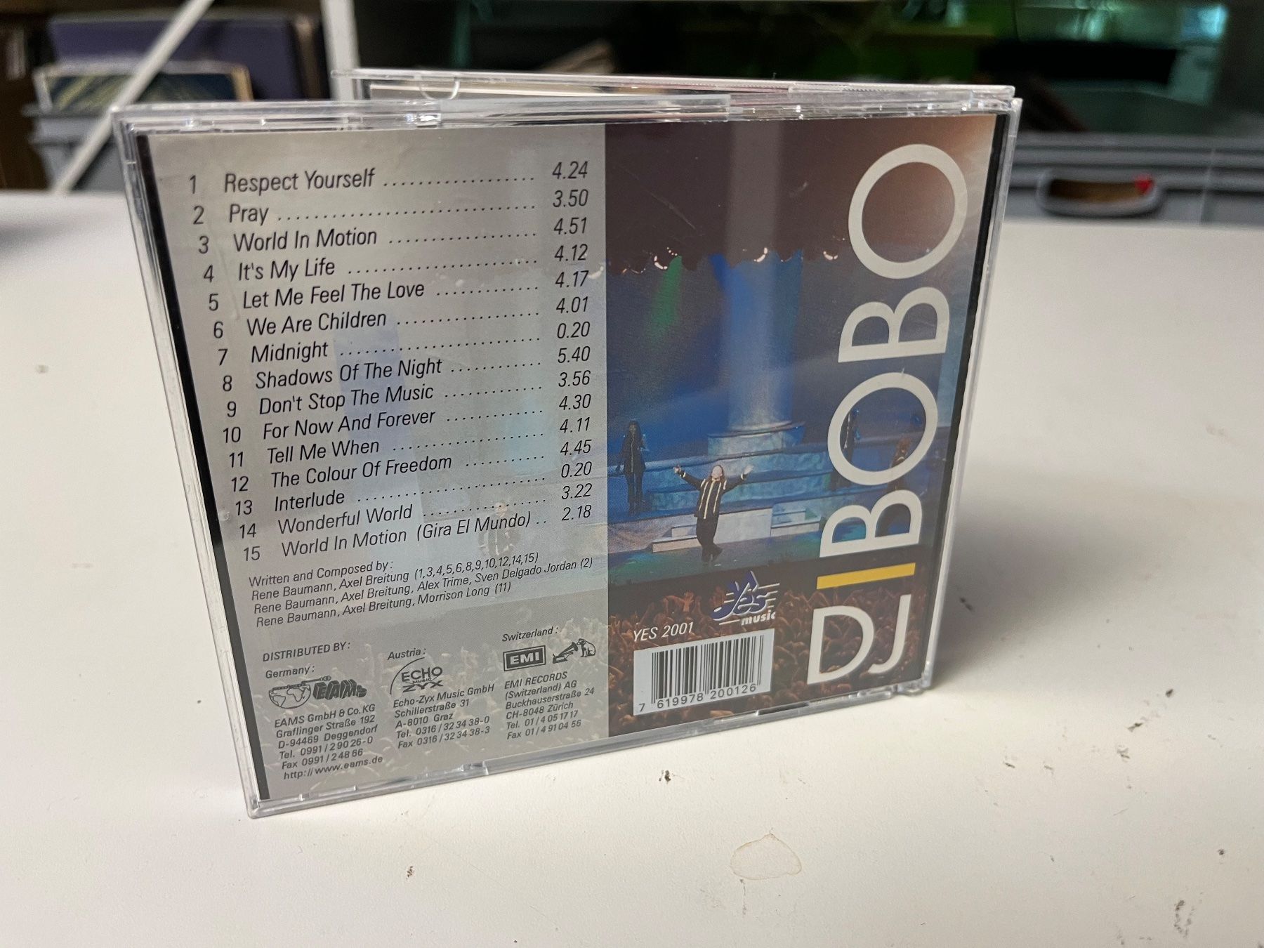 CD: DJ BoBo - World In Motion - SR13 – Usato da Küsnacht ZH venduto da Internetradio 1