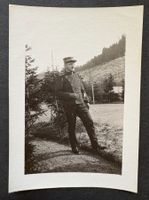 VINTAGE FOTO SCHWEIZER ARMEE OFFIZIER IM FELDE