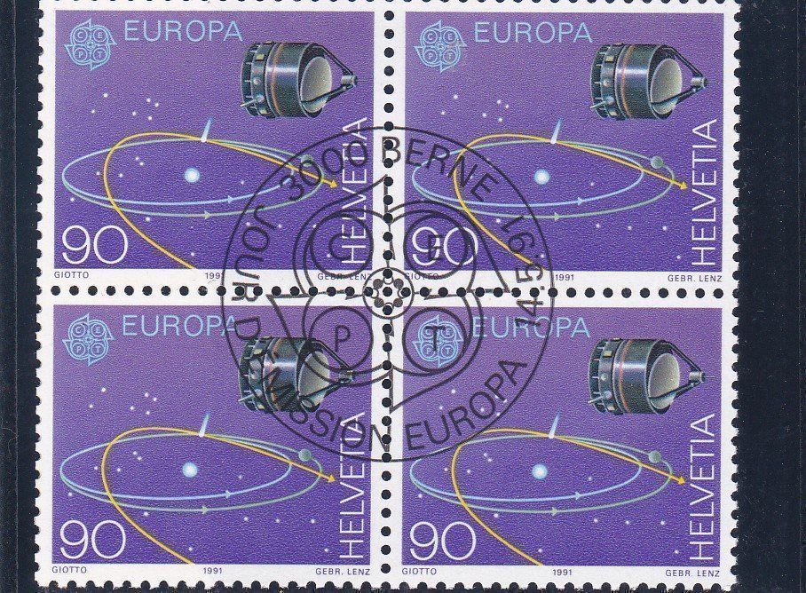 Alle Briefmarken: ET 4er Block EUROPA 1991 – Neu und originalverpackt aus Schliern b. Köniz von joni20 1