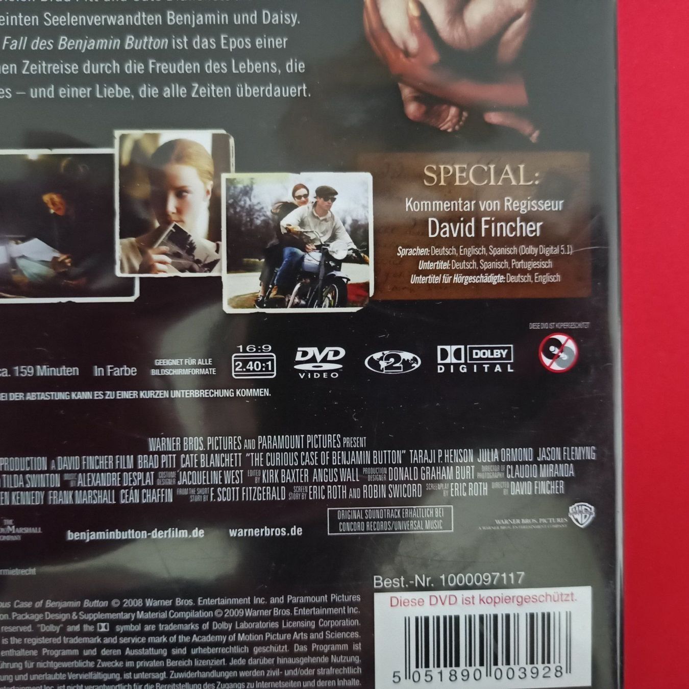 Tutti i DVDs: Der seltsame Fall des Benjamin Button – Usato da Dübendorf venduto da kb86_MOVIE 2