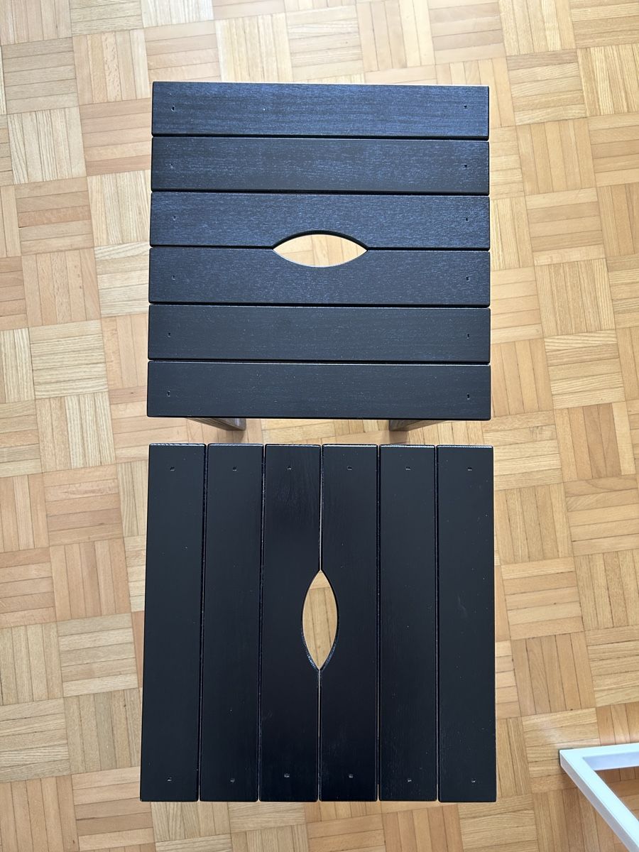 Micasa Hocker: HOLZ-TABURETT II Hocker x 2 – Neu (gemäss Beschreibung) aus Luzern von zapatae 1
