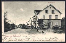 AK Wolfhausen, Gasthaus Zur Rosenburg