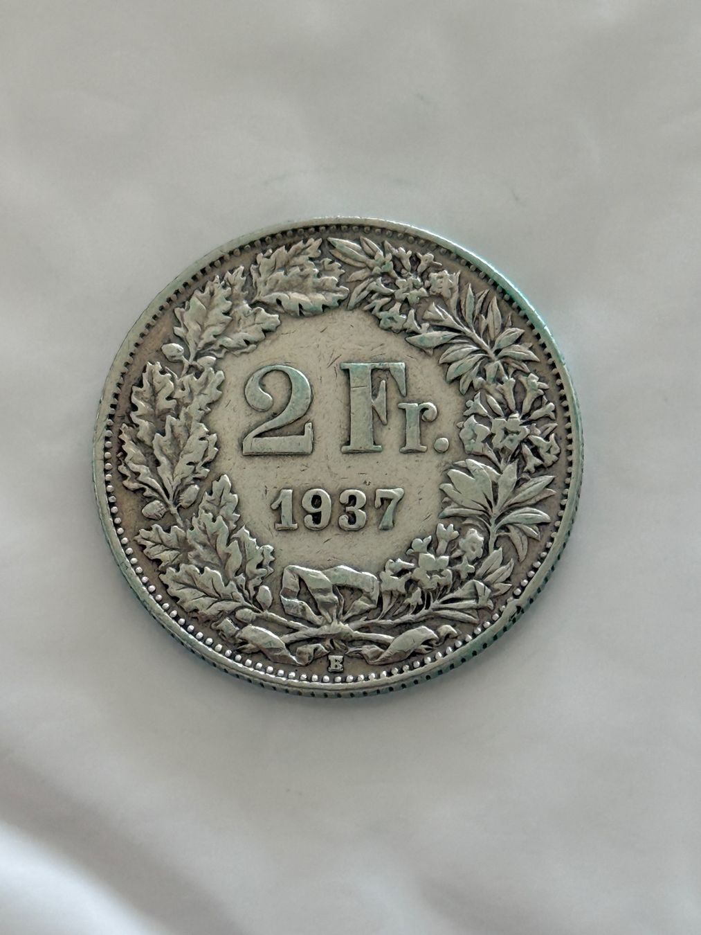 Tutti le monete: 2 Franken 1937  Silber, Rar – Usato da Wallisellen venduto da SWISS_SILVER1 1