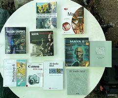 3dsmax, maya, photoshop, bücher