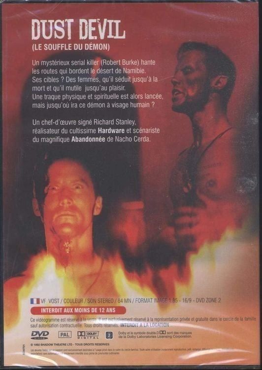 Tutti i DVDs: Dust Devil / Le Souffle du Démon DVD VO VF VostFr – Usato da Genève venduto da Cockattoo 1