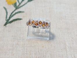 NEW - S925 Citrine Ring (Adjustable)