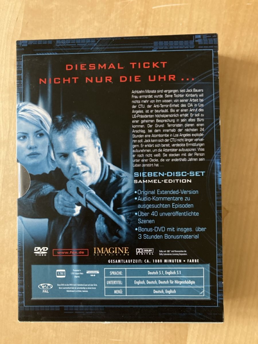 Tutti i DVDs: 24 Staffel zwei DVD – Usato da Glarus venduto da Jhuber78 1
