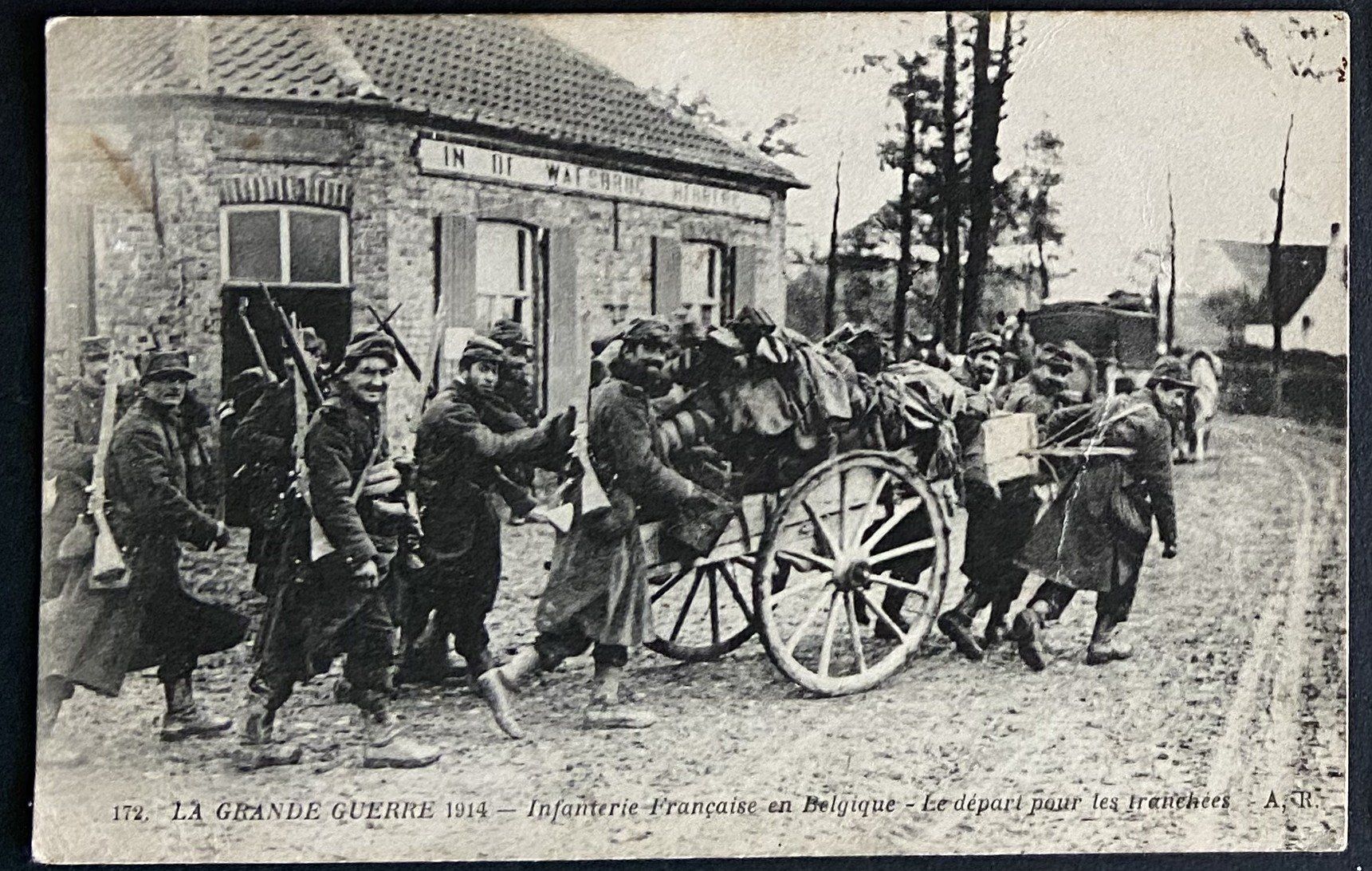 Cartoline postali: 4 AK Karten mit Militär 1. Weltkrieg – Usato da Böckten venduto da Hansi36