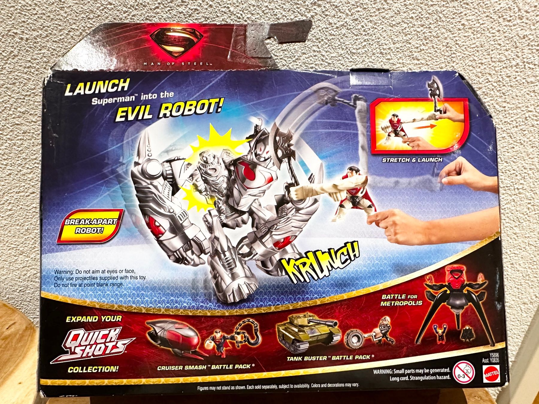 Statuette: Neu mattel Superman Quick Shots Robot Attack Battle Pack – Nuovo e nell'imballaggio originale da Baar venduto da Mic_vL 3