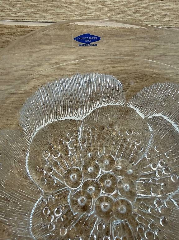 Iittala Bicchieri: Nuutajärvi Pioni  Grosse Glasschale – Usato da Leissigen venduto da SKcool 1