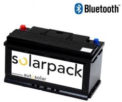 Autosolar Batterie Lithium (LiFePO4) 105 AH mit App