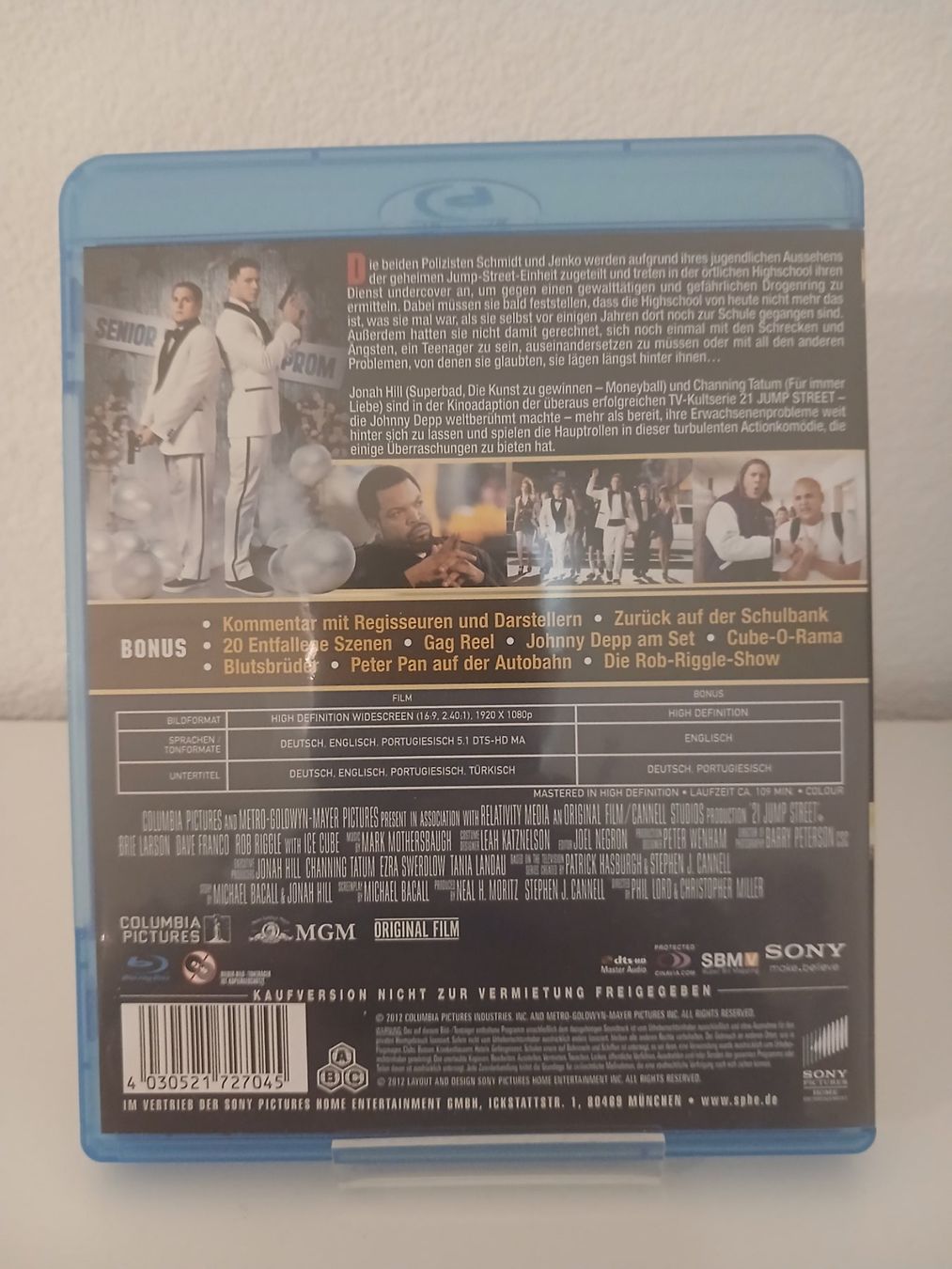 Tutti i DVDs: 21 Jump Street – Usato da St. Margrethen SG venduto da SamusAran 1