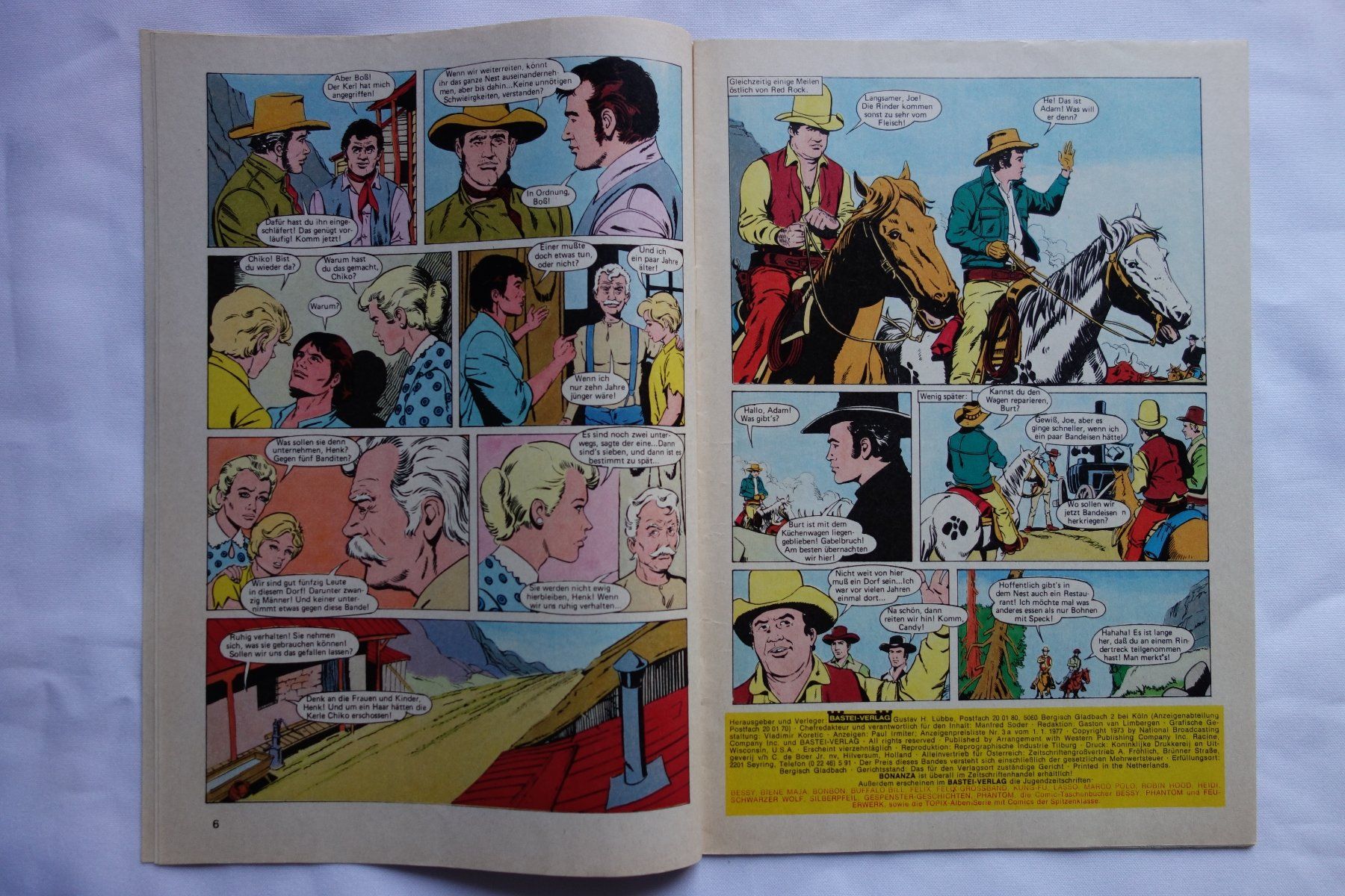 Fumetti: BONANZA - Nr. 94 - Gratis Versand ! – Usato da Luzern venduto da ron_35 2