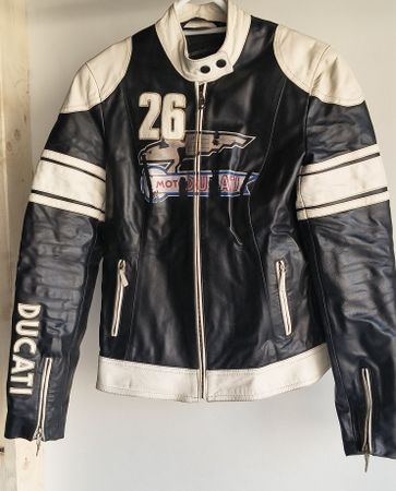 Ducati Damen Motorrad Lederjacke