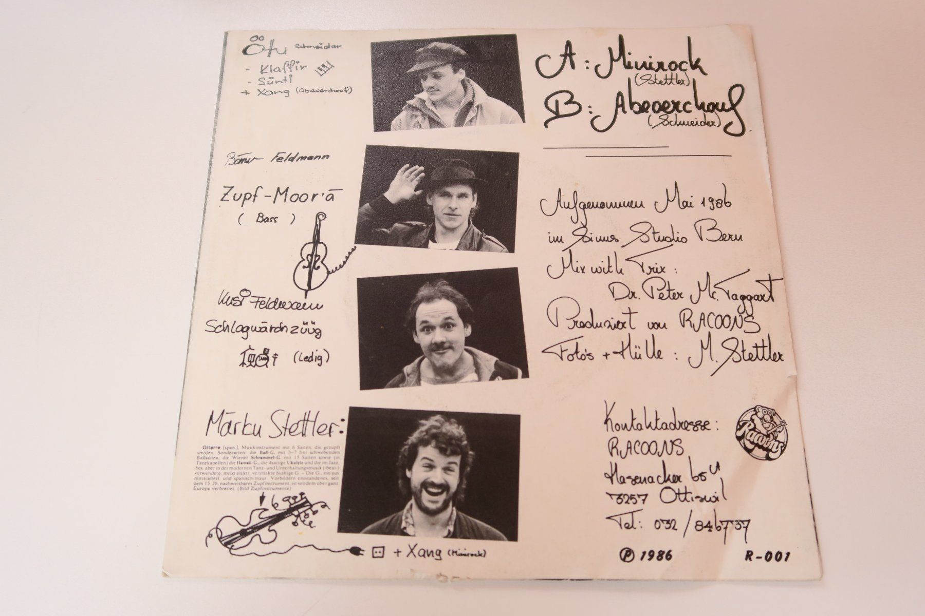 Schallplatten: Racoons – Minirock – Gebraucht aus Thun von Karibu70 1