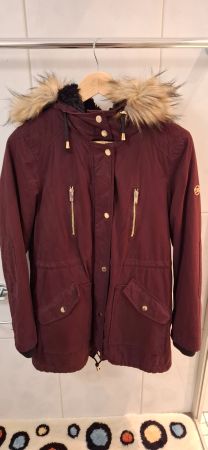 Frauen Winterjacke gefüttert mit gefütterte Kaputze Gr 40