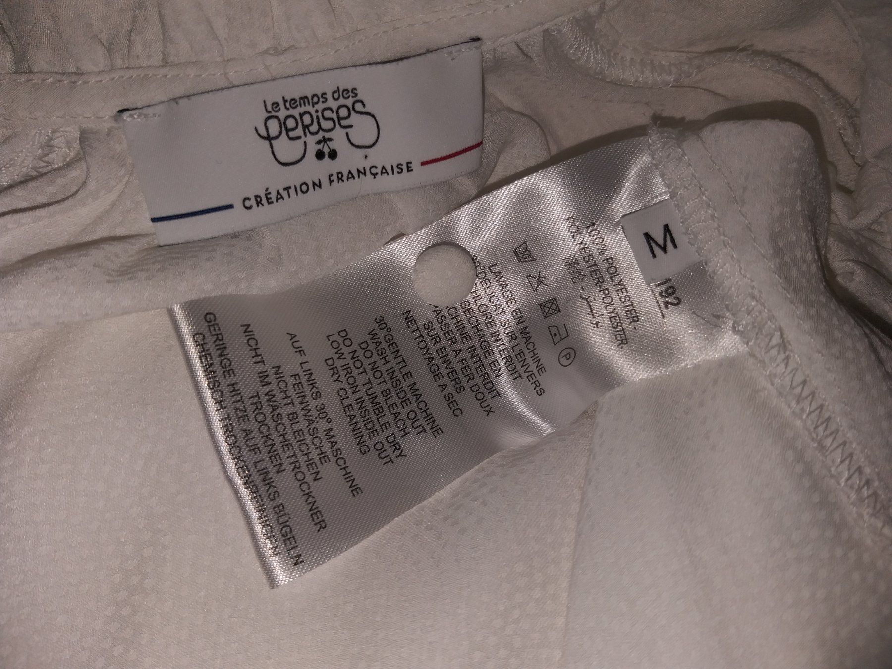 Camicette: Chemisier/ Bluse TEMPS DES CERISES  Taille / Grosse M – Usato da Cossonay-ville venduto da Super-Price-Quality 8