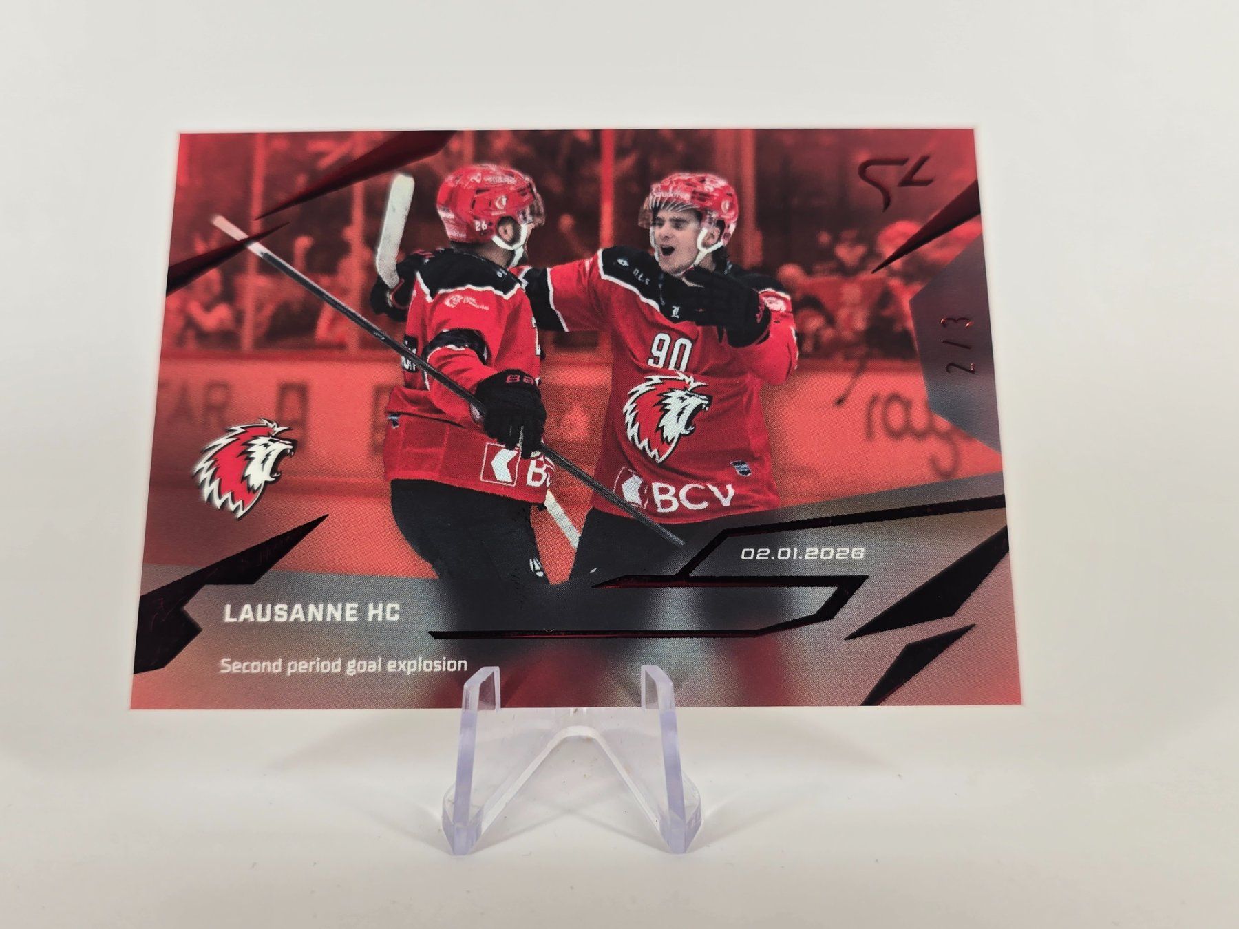Sportzoo Carte collezionabili: Lausanne HC – Second Period Goal Explosion 2/3 – Usato da Beringen venduto da Candrox__