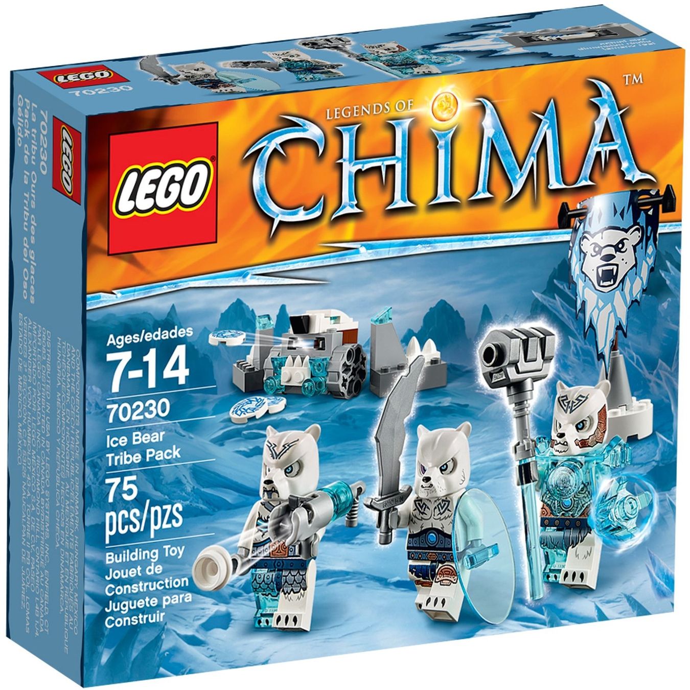 Lego Kit di costruzioni: LEGO 70230 CHIMA Ice Bear Tribe Pack – Nuovo e nell'imballaggio originale da La Chaux-de-Fonds venduto da Aminos