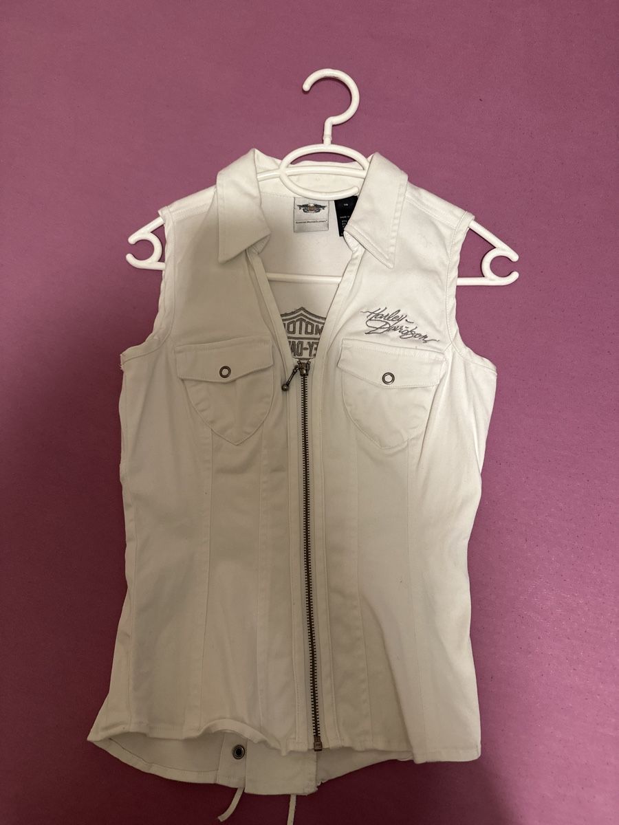 Top: Harley Davidson Top, weiss, Gr. XS – Usato da Neuenegg venduto da kar_smg9