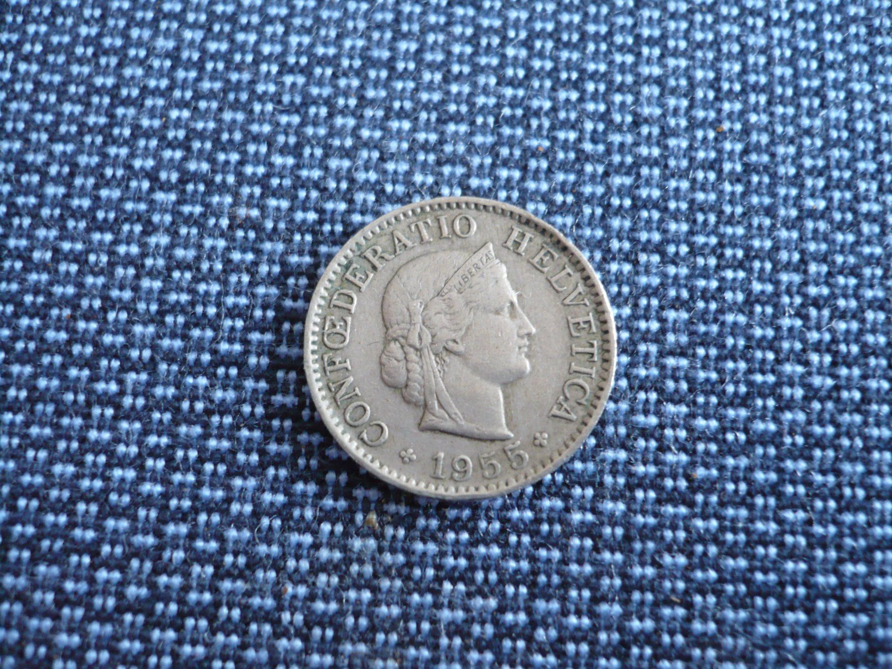 Tutti le monete: 5 Rappen 1955 – Usato da Winterthur venduto da kormorans