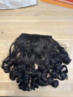 Haarteil Fashion Hair Accessory schwarz gelockt neu