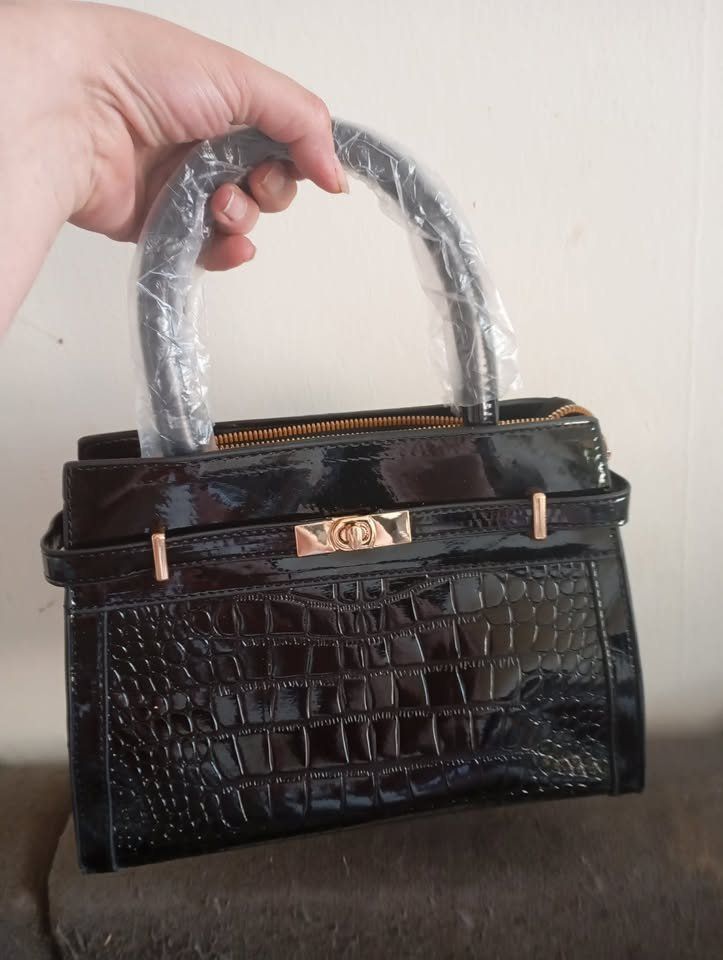Borse da donna: Damentasche Birkin Style Kroko Optik – Nuovo e nell'imballaggio originale da Mönchaltorf venduto da engel3333