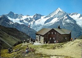 TÄSCH Täschhütte SAC Sek. Uto S.A.C Stempel Hütte