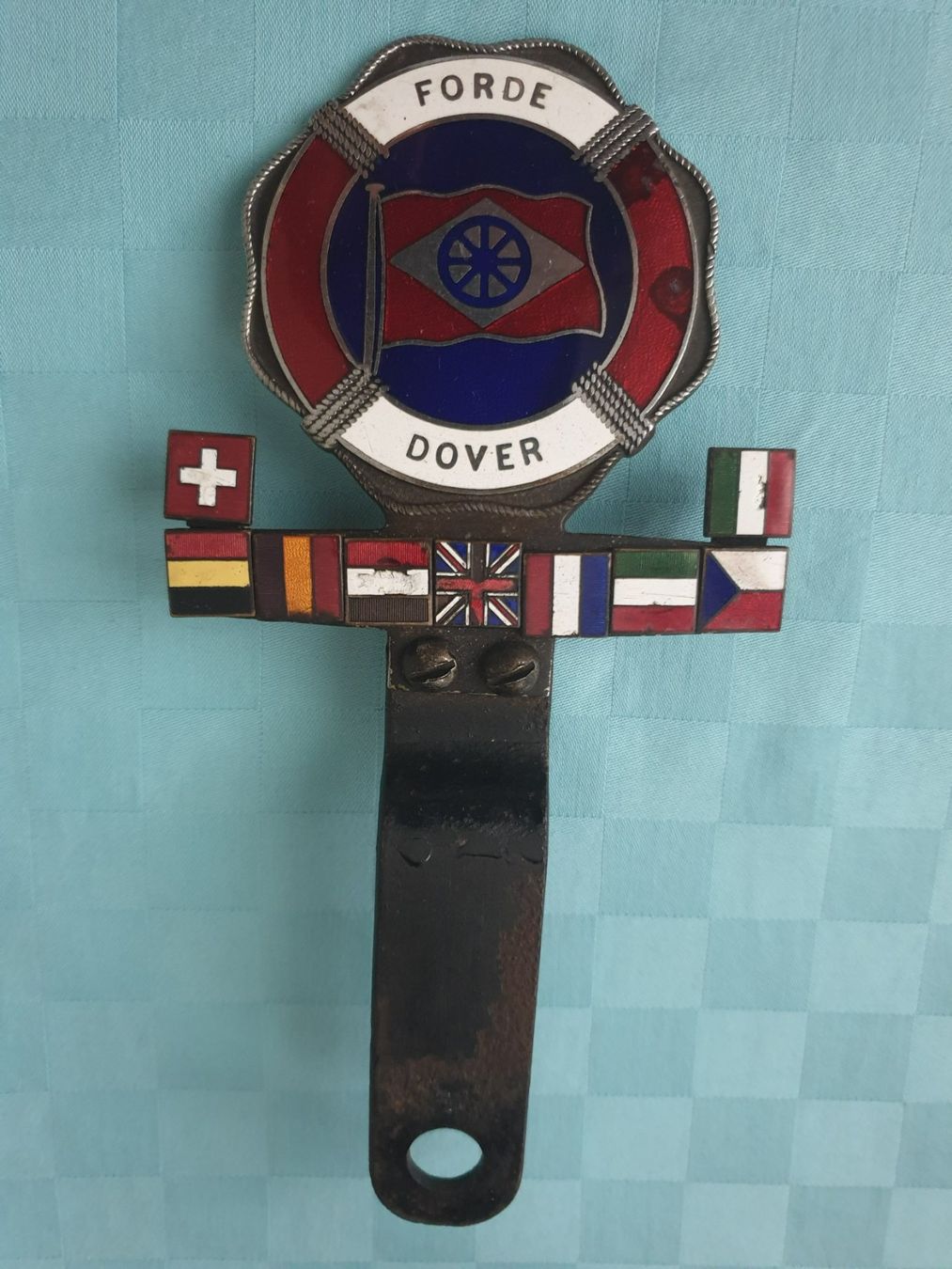 Placchette & Badge: altes FORDE DOVER Auto Abzeichen emailliert Wappen – Usato da Mörschwil venduto da spirspi