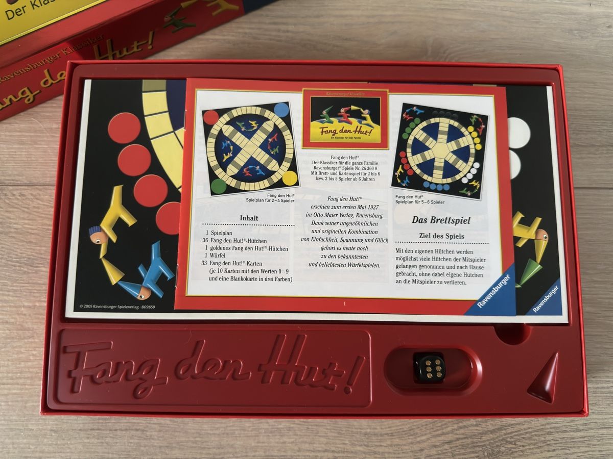 Ravensburger Giochi: Ravensburger Fang den Hut, Orginalverpackt – Nuovo e nell'imballaggio originale da Sarmenstorf venduto da Nathaliie_21 3