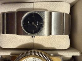 Orologio TCM donna acciaio quarzo cinturino metallico usato