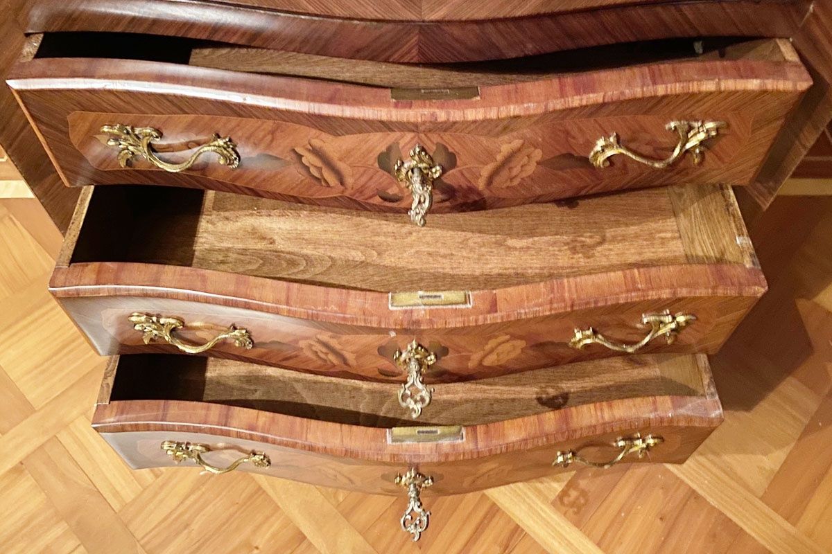 Kommoden: Sekretär mit Marmorplatte, Kommode, Marquand – Gebraucht aus Ballwil von ClassicGallery 6