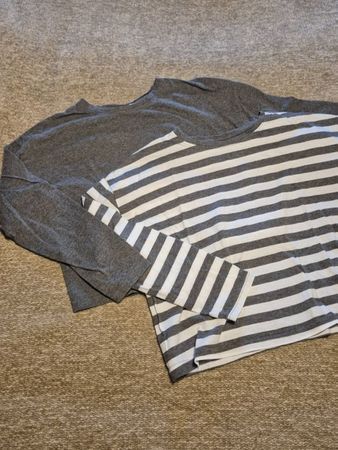 2er-Set Mädchen Langarm-Shirts Gr. 140/146